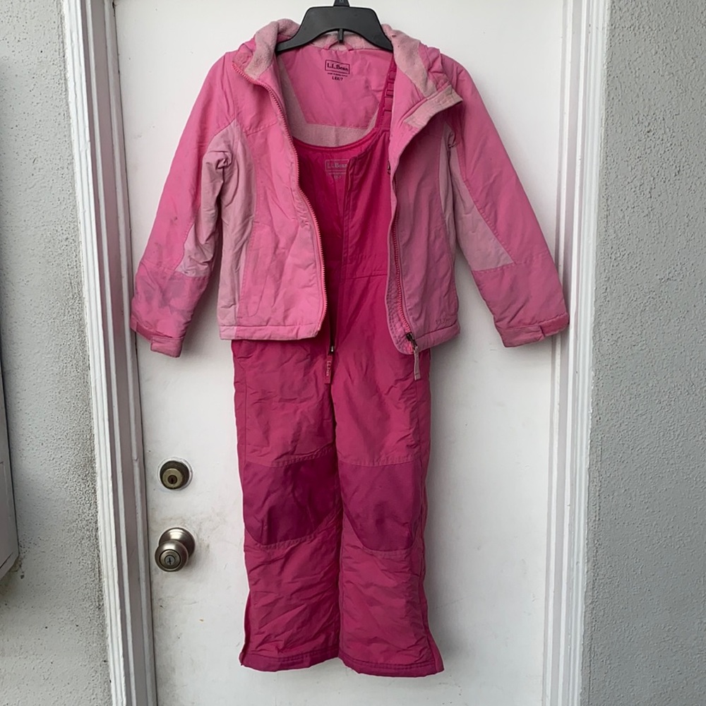 L.l. Bean ski bibs and jacket S